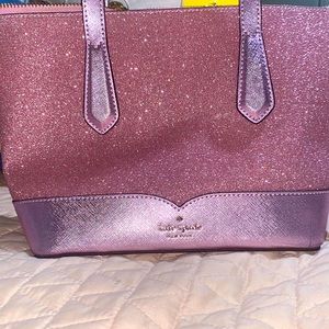 Kate Spade pink glitter